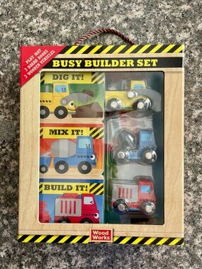 Wood Works Deluxe Busy Builder Set
